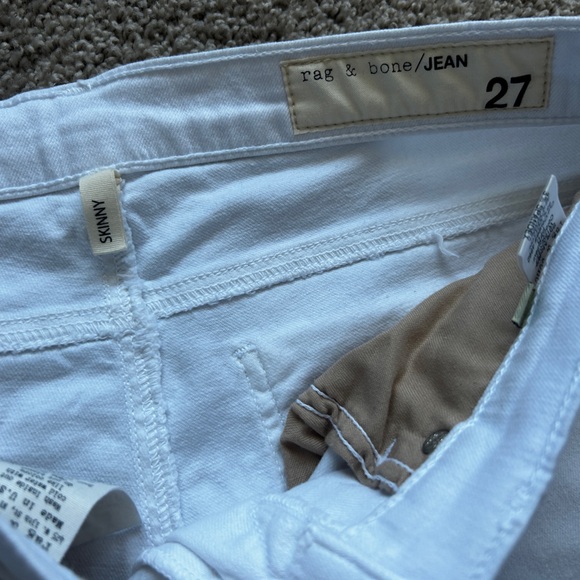Rag & Bone White Denim - High Rise Skinny - Picture 4 of 7